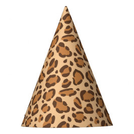 Chapéu De Festa Safari Animal Leopardo Aniversário