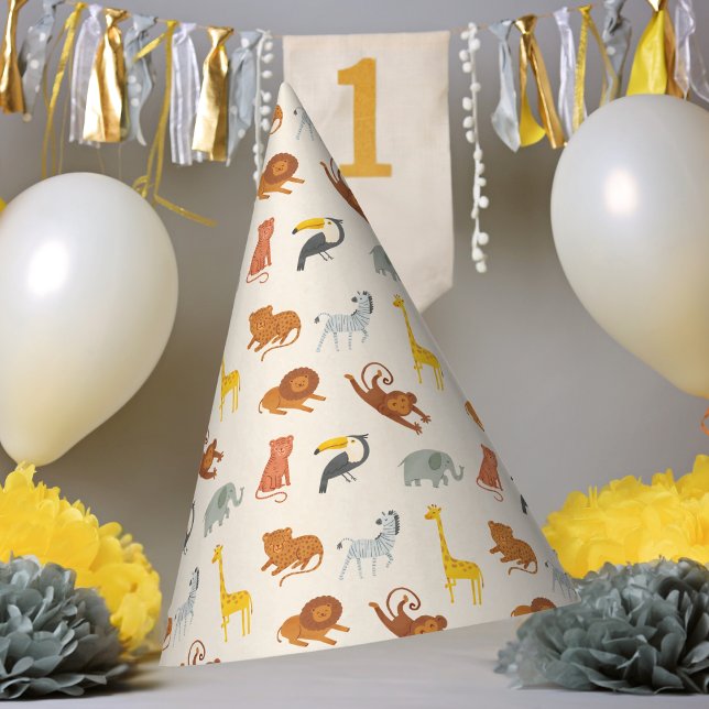 Chapéu De Festa Safari Jungle Animals (Criador carregado)