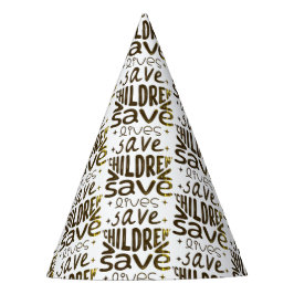 Chapéu De Festa Salvar Filhos, Salvar Vidas