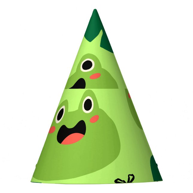 Chapéu De Festa Sapos engraçados (Frente)