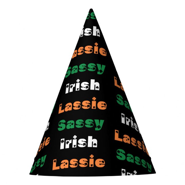 Chapéu De Festa Sassy Irish Lassie Party Hat (Frente)