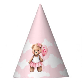 Chapéu De Festa Segundo Aniversário Festa do Urso de Teddy