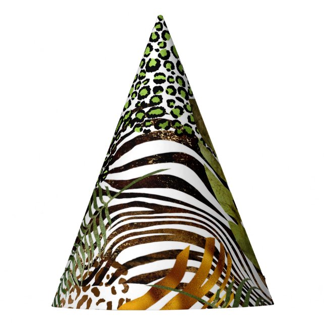 Chapéu De Festa Selva de abstrato (Frente)