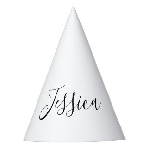 Chapéu De Festa Seu Nome   Letra Elegante