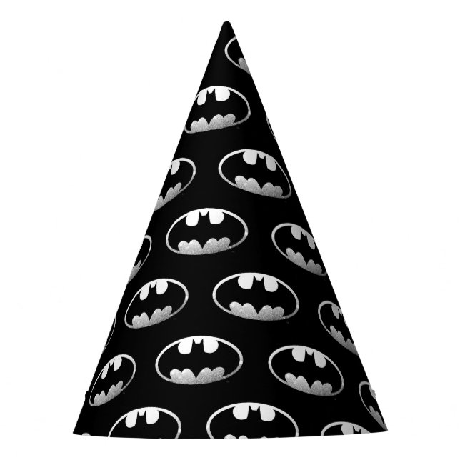 Chapéu De Festa Símbolo Batman | Logotipo Grainy (Frente)