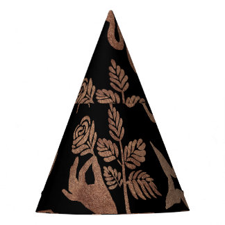 Chapéu De Festa Símbolos místicos: cobra, sol, lua.