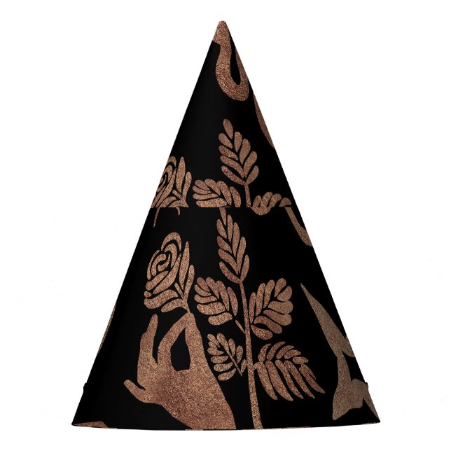 Chapéu De Festa Símbolos místicos: cobra, sol, lua. (Frente)