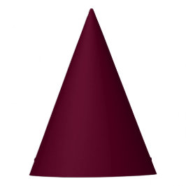Chapéu De Festa Simples minimalista Maroon