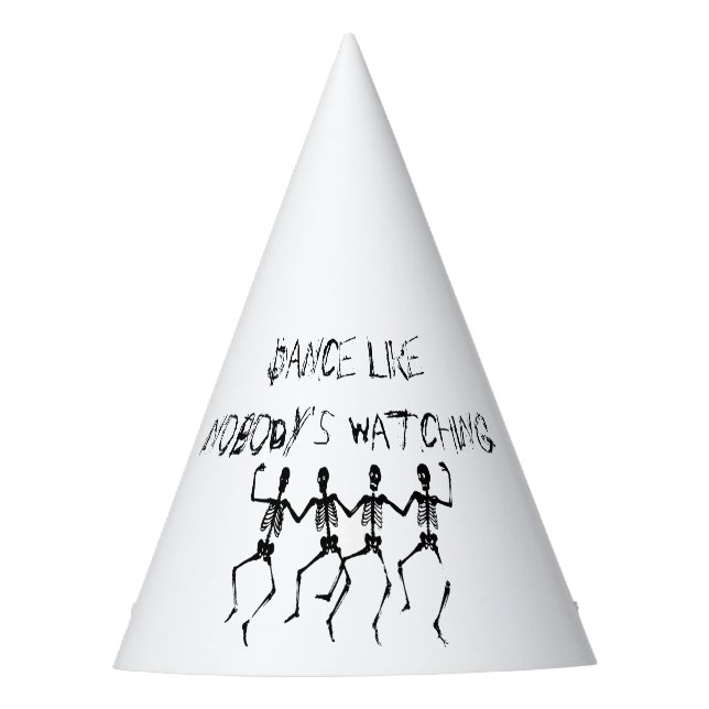 Chapéu De Festa Skeletons dança como ninguém assistindo o Dia das  (Frente)