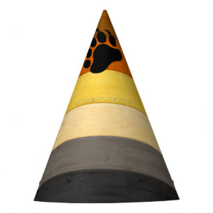 Chapéu De Festa SlipperyJoe's Bear Pride sinaliza textura de madei