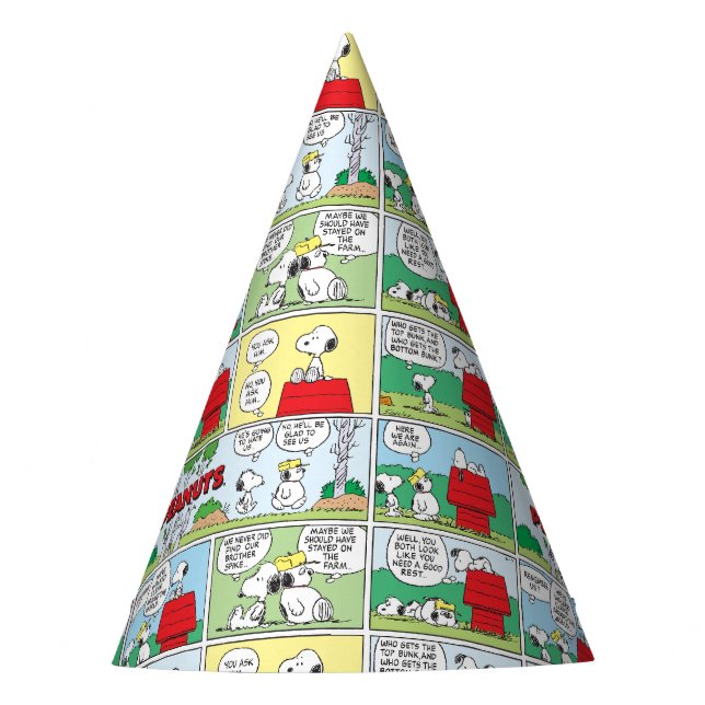 Chapéu De Festa Snoopy e seus irmãos Andy & Olaf (Frente)