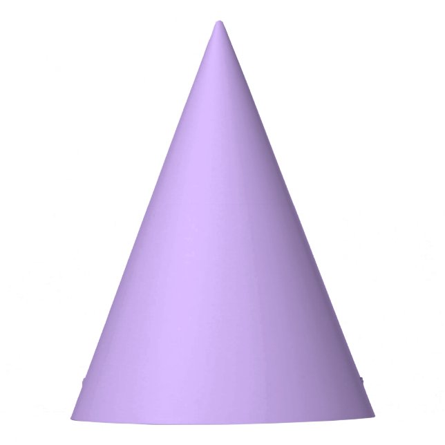 Chapéu De Festa Solid color lavender purple (Frente)