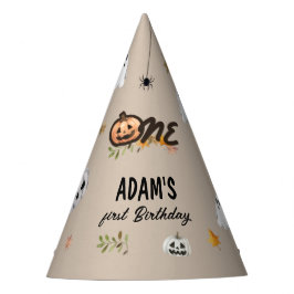 Chapéu De Festa Spooky Little Pumpkin First Birthday