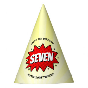 Chapéu De Festa Super Herói Cômica Book Qualquer Idade Aniversário