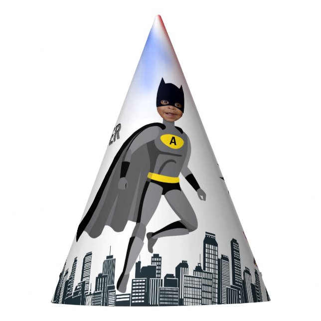 Chapéu De Festa Super Herói Incrível Único Fabuloso (Frente)