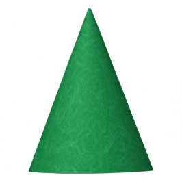 Chapéu De Festa Superfície verde texturizada com padrão giratório