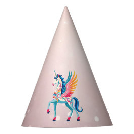 Chapéu De Festa Swirling Unicorn