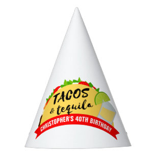Chapéu De Festa Tacos e Tequila Birthday