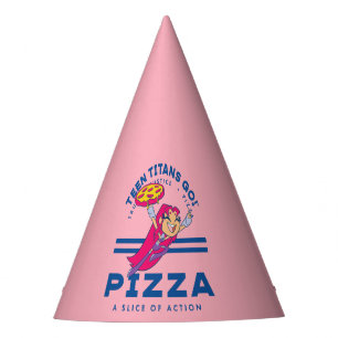 Chapéu De Festa Teen Titans Go! Starfire "Truth Justice Pizza"