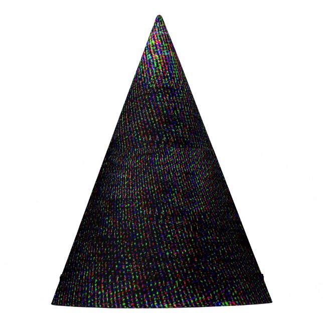 Chapéu De Festa Tela de teste com brilho na textura (Frente)