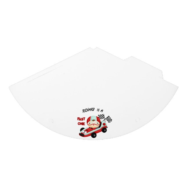 Chapéu De Festa Tema de Aniversário do Race Car Racing (Frente)