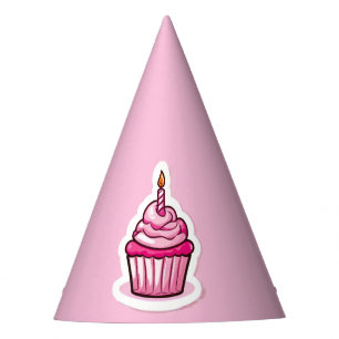 Chapéu De Festa Tema de Cupcake Bestial Hábito de Festa Personaliz