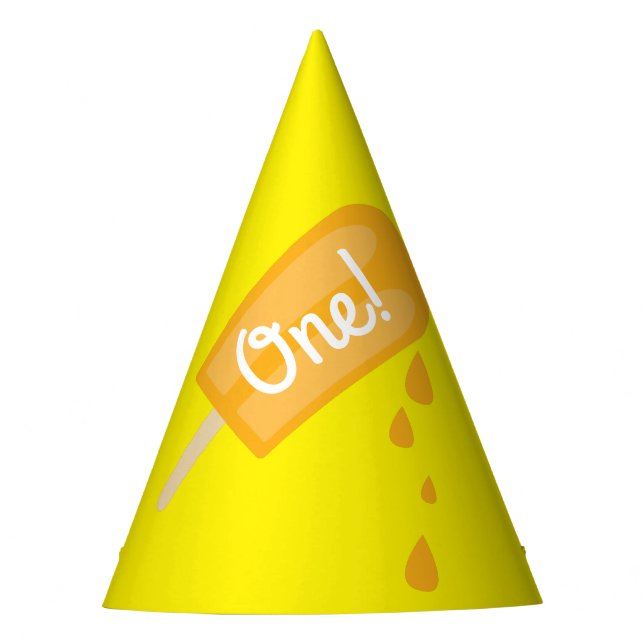 Chapéu De Festa Tema do Partido do primeiro aniversario de Verão e (Frente)