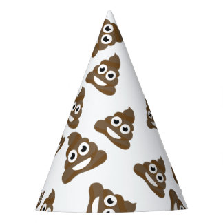 Chapéu De Festa Teste padrão bonito engraçado de Emoji do