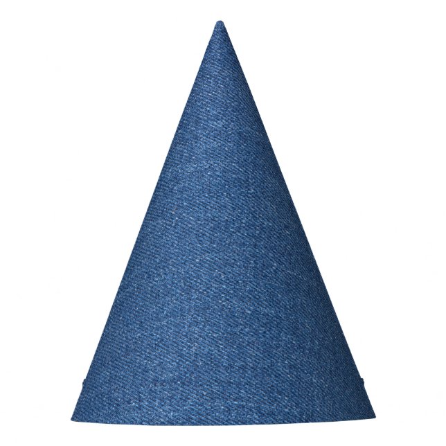 Chapéu De Festa Têxtil original, azul, moda, jean denim (Frente)