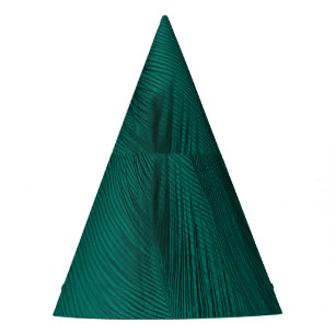 Chapéu De Festa Textura verde escura da pena de vindima