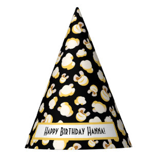 Chapéu De Festa Theme Popcorn Patterno Birthday 
