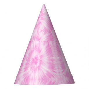 Chapéu De Festa Tiedye Pink Spiral Hippie Tie Dye