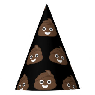Chapéu De Festa Tombadilho parvo louco Emoji de Brown