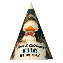 Chapéu De Festa Tone Wild Camo Oh Deer Duck primeiro aniversario d