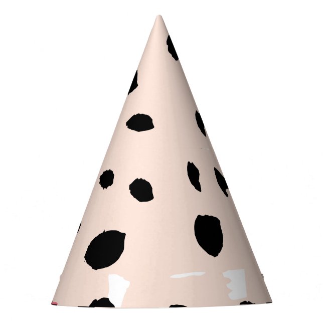 Chapéu De Festa Traços do Pincel de Tinta: Textura Artística (Frente)