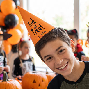 Chapéu De Festa Treak ou Treat Halloween Personalizado