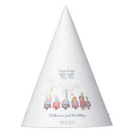 Chapéu De Festa Trem de Brinquedos Todos a Bordo Convidado de Aniv