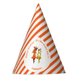Chapéu De Festa Trillium Tiger-Lily Whimsical Flower Party Supply