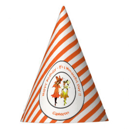 Chapéu De Festa Trillium Tiger-Lily Whimsical Flower Party Supply