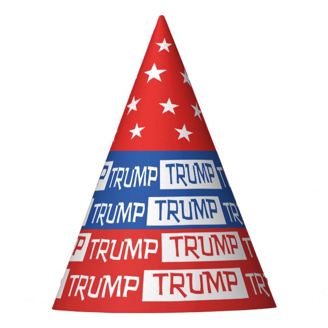 Chapéu De Festa Trump - Presidente TRUMP Paper Party Hat (Frente)