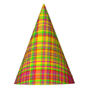 Chapéu De Festa Tutti Frutti XADREZ 4-PAPEL HATS