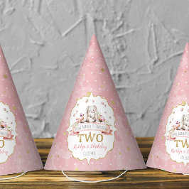 Chapéu De Festa Um coelho está virando dois segundos aniversários