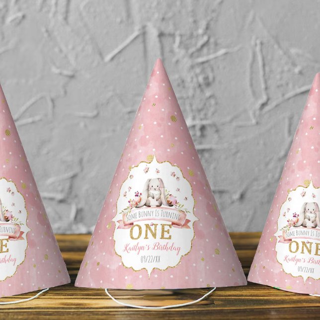 Chapéu De Festa Um coelho está virando um primeiro aniversario (Criador carregado)