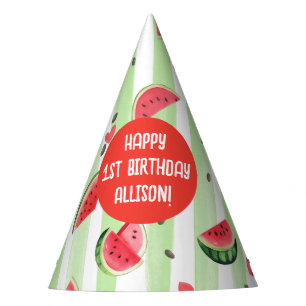 Chapéu De Festa Um em um melão, Fruta de verão, aniversário