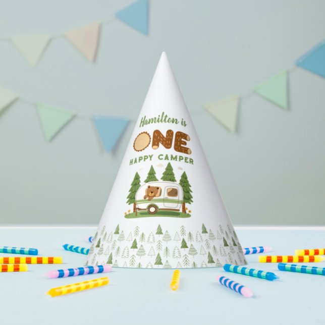 Chapéu De Festa Um Feliz Festa do Urso de Campanha (Criador carregado)