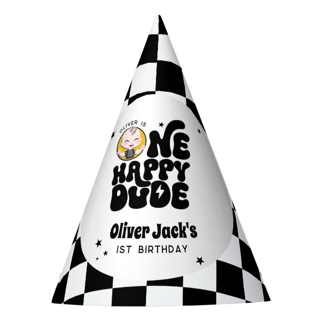 Chapéu De Festa Um primeiro aniversario Feliz (Frente)