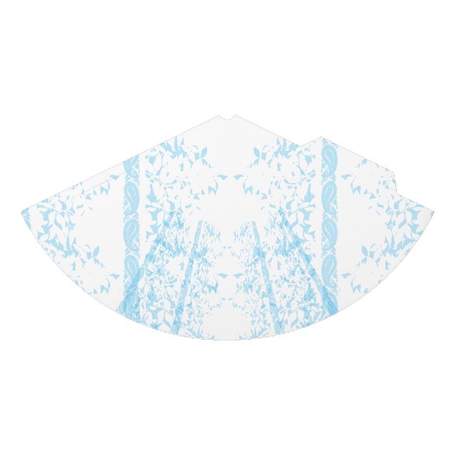 Chapéu De Festa Um tapete com arte criativa azul e branca mais (Frente)