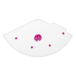 Chapéu De Festa Uma flor rosa com manchas pretas em suas pétalas, 