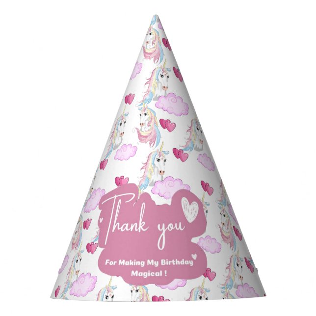 Chapéu De Festa Unicorn Party Hat (Frente)