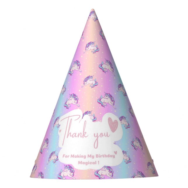 Chapéu De Festa Unicorn Party Hat (Frente)